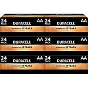 Duracell Coppertop Alkaline Batteries, AA, 144/Carton (MN1500BKD)