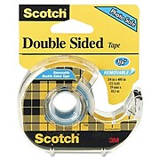 Scotch® Removable Double Sided Tape w/Refillable Dispenser, 3/4" x 11.11 yds., 1" Core, 1 Roll (667)