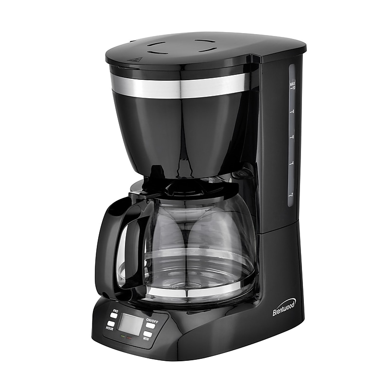Brentwood Appliances 10-Cups Automatic Drip Coffee Maker, Black (BTWTS219BK) image 1