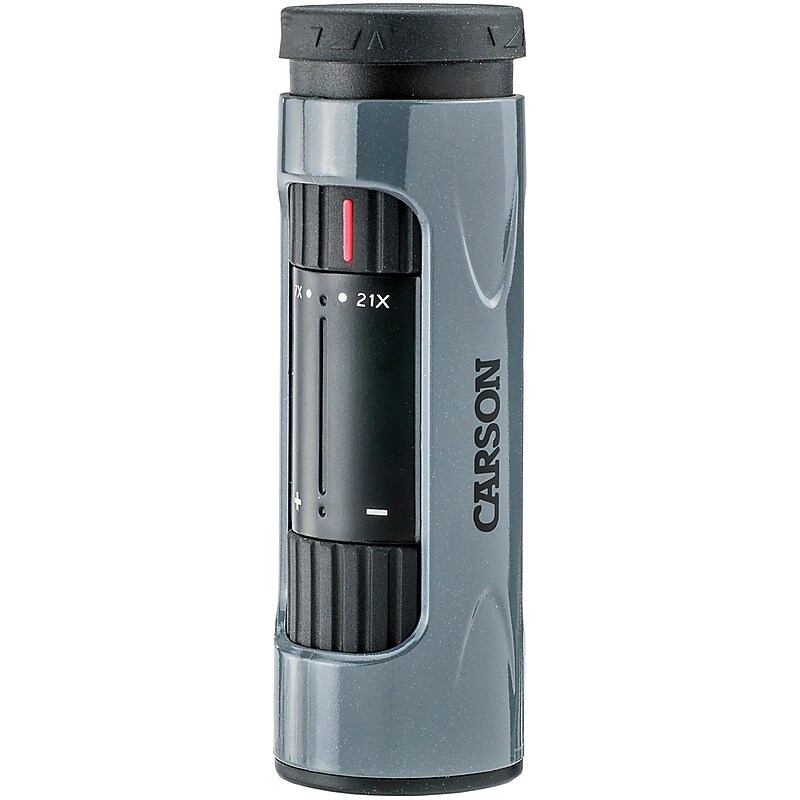 Carson Optical MonoZoom 7x to 21x 21mm Monocular, Gray (ZM-721) image 1