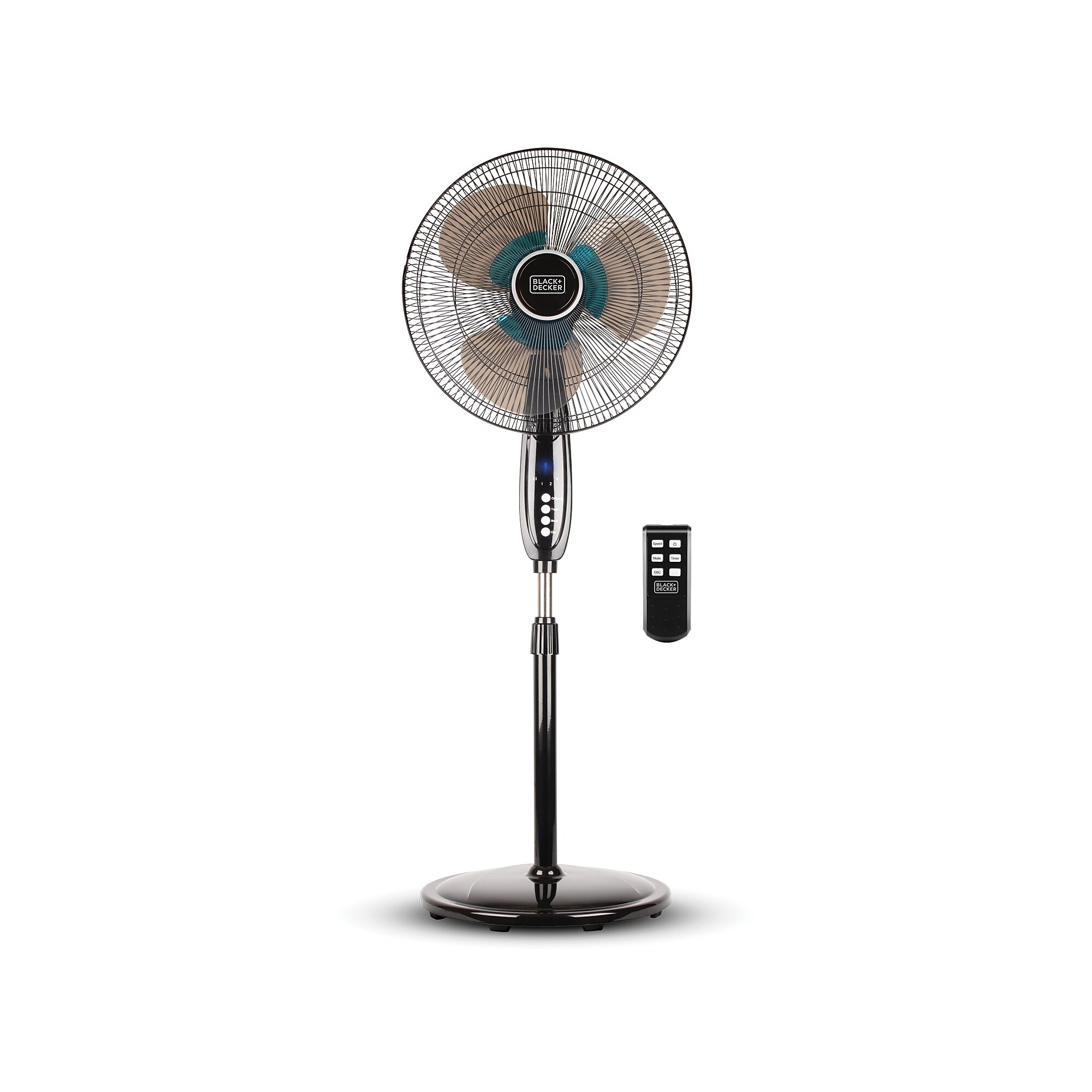 Black & Decker 16 in. 3-Speed Dual-Blade Stand Fan, Black (BFSD116B) Sansujyuku sansujyuku.com