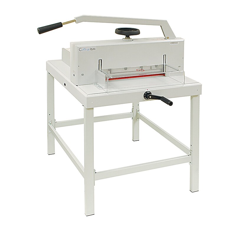 Formax Cut-True 16M 18.7” Guillotine Paper Cutter with LED Laser Line, Off White (CUT-TRUE 16M) image 1