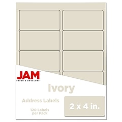 JAM Paper Laser/Inkjet Shipping Shipping Labels, 2