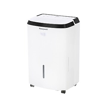 Honeywell Smart 50-Pint Portable Dehumidifier, WiFi Enabled, Covers up to 3000 sq. ft., White (TP50AWKN)