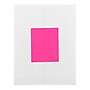 JAM Paper Laser/Inkjet Shipping  Labels, 4" x 5", Neon Pink, 4 Labels/Sheet, 30 Sheets/Pack (354329165)~#|#~sp90640089_sc7