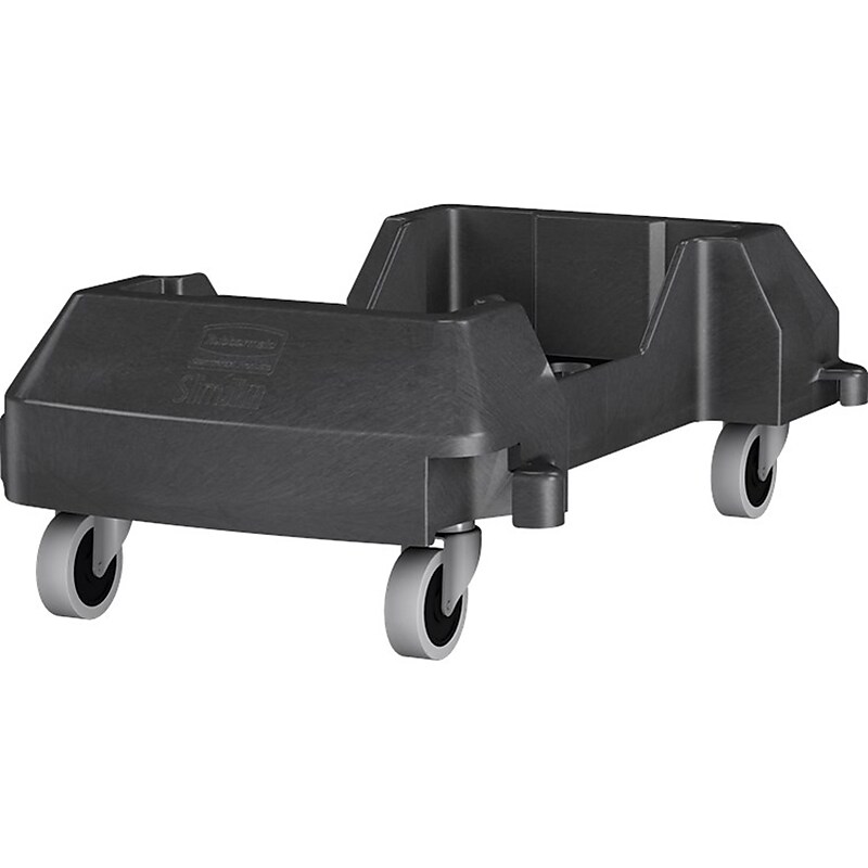 Rubbermaid Slim Jim Resin Dolly, Black (1980602) image 1