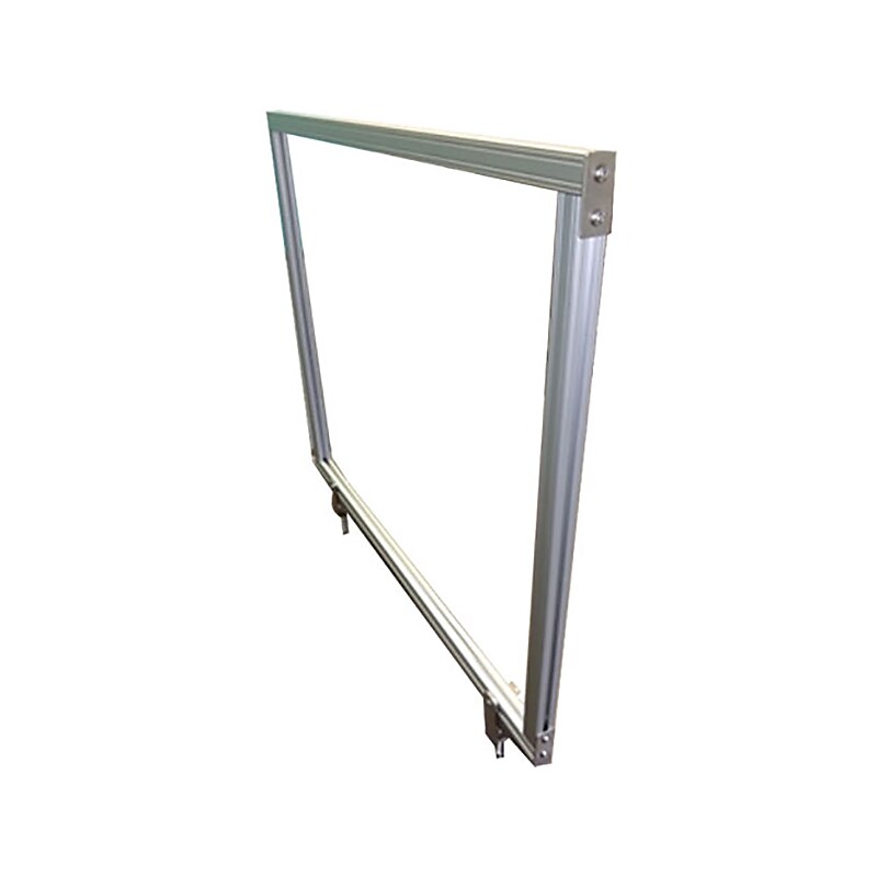 Ghent Clamp Mount Sneeze Guard, 24"H x 59"W, Frosted Acrylic (DPSF2459-A) image 1