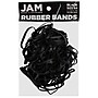 JAM Paper Colored Multi-Purpose #64 Rubber Bands, 3.5" x 0.25", Non-Latex, Black, 100/Pack (33364RBBL)~#|#~sp90851293_sc7