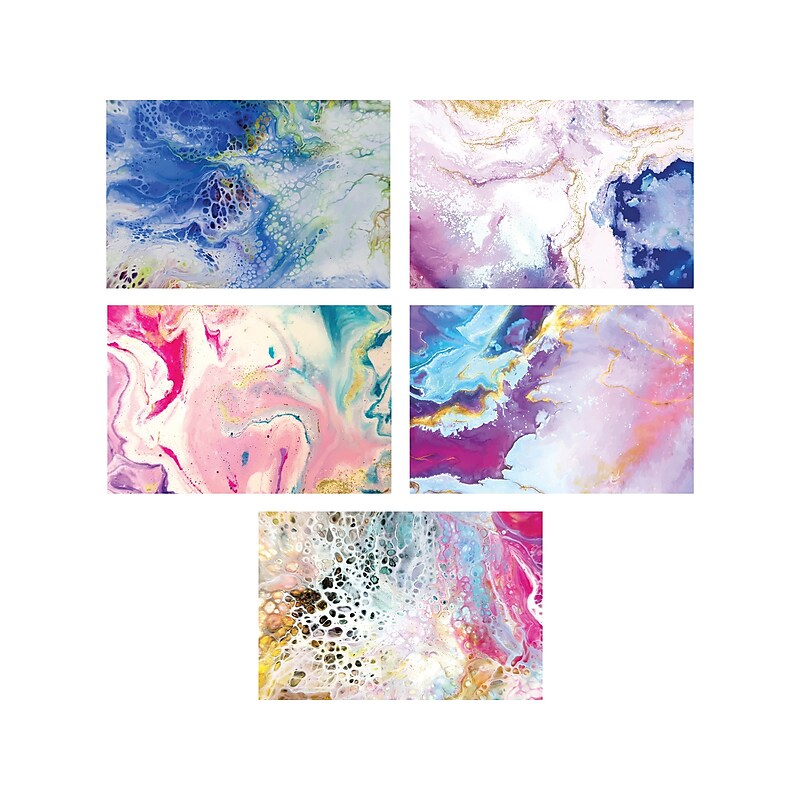 Better Office All Occasion Cards with Envelopes, 4" x 6", Assorted Colors, 100/Pack (64570) image 1