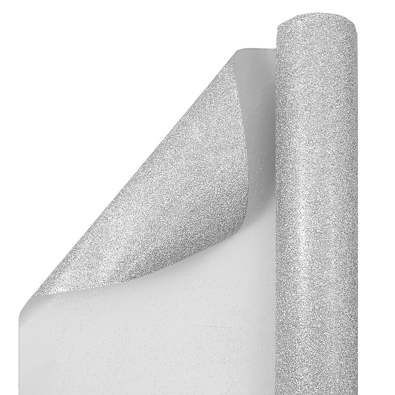 JAM Paper Wrapping Paper, 25 Sq. ft. x 30", Silver (354528189) image 1