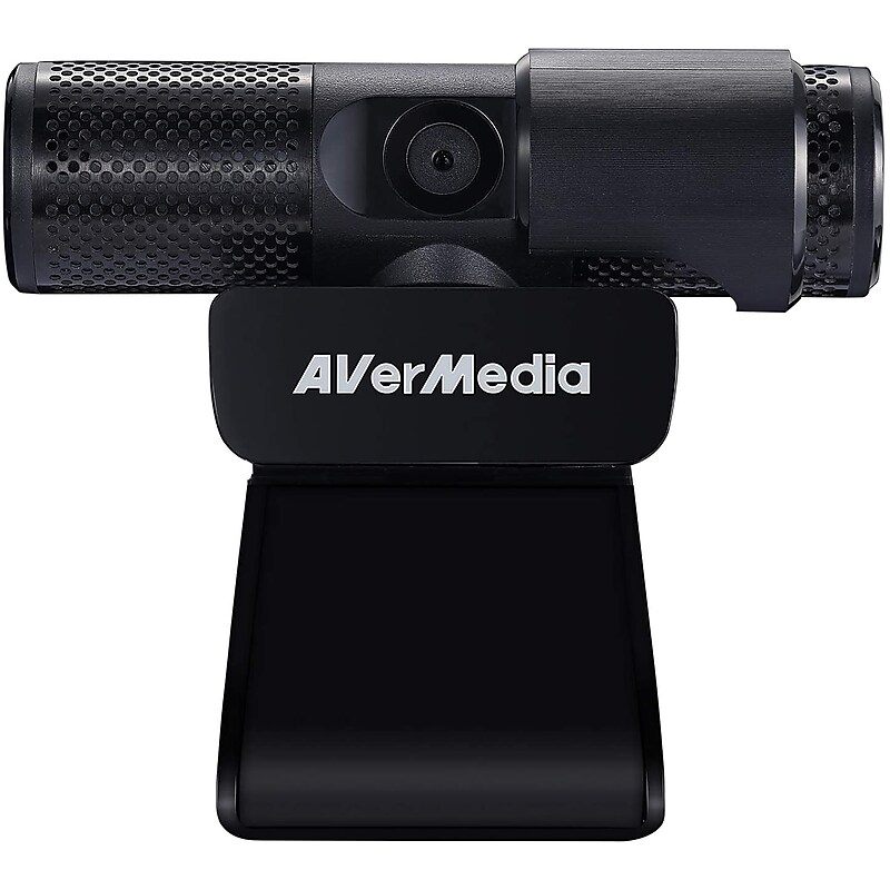 AVerMedia Live Streamer CAM 2MP Webcam, Full Color, 1080p, Black (PW313) image 1