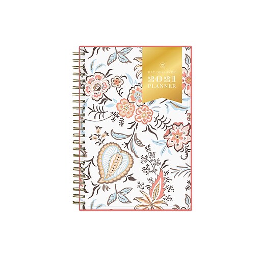 2021 Blue Sky 5" x 8" Planner, Day Designer, Anne (130282) at Staples