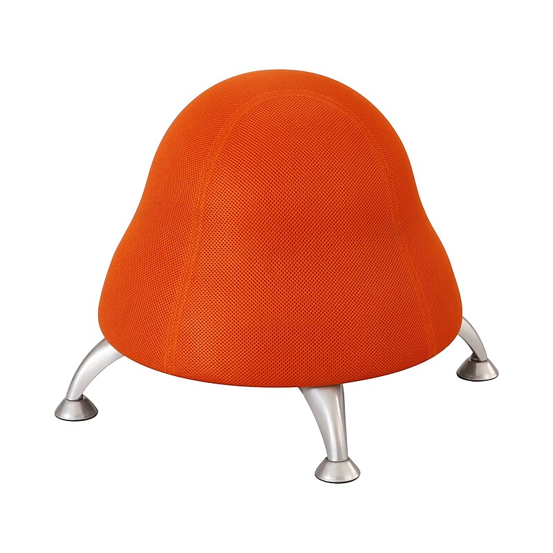 Safco Runtz Polyester Fabric Ball Chair, Orange (4755OR) image 1