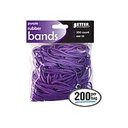 Better Office Multi-Purpose Rubber Band, #33 Size, 200/Pack (33904)