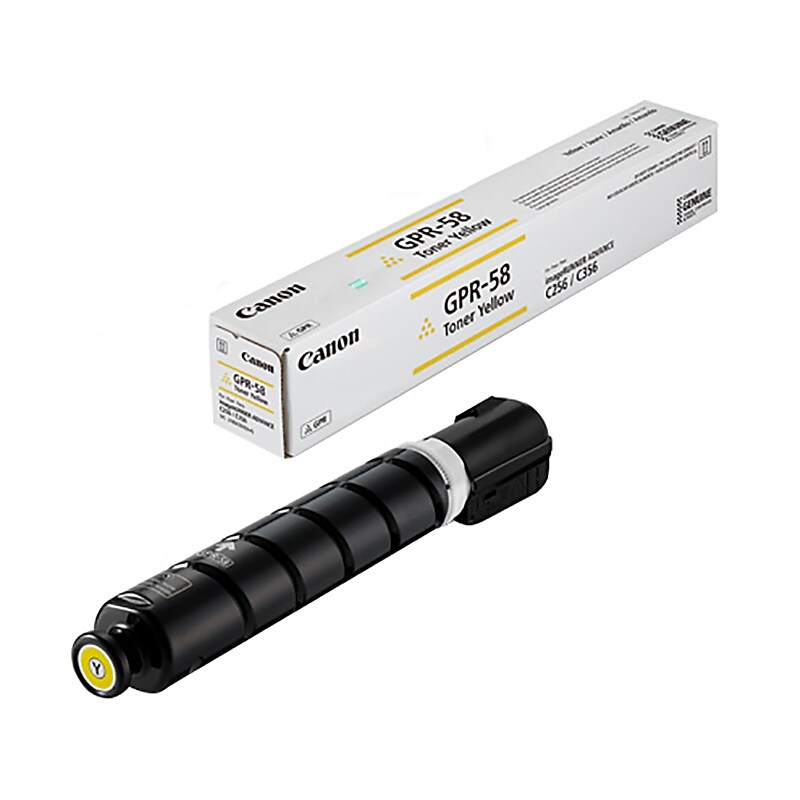 Canon GPR-58 Yellow Standard Yield Toner Cartridge (2185C003) image 1