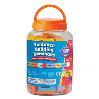Educational Insights® Sentence-Building Dominoes, 228 Pieces (EI-2943)