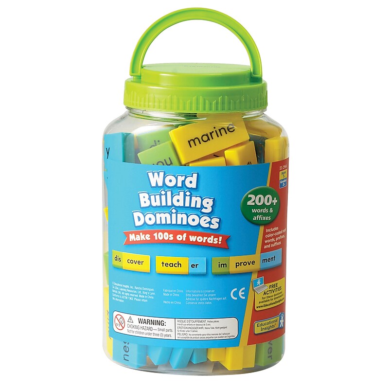 Educational Insights Word Building Dominoes (EI-2944) image 1