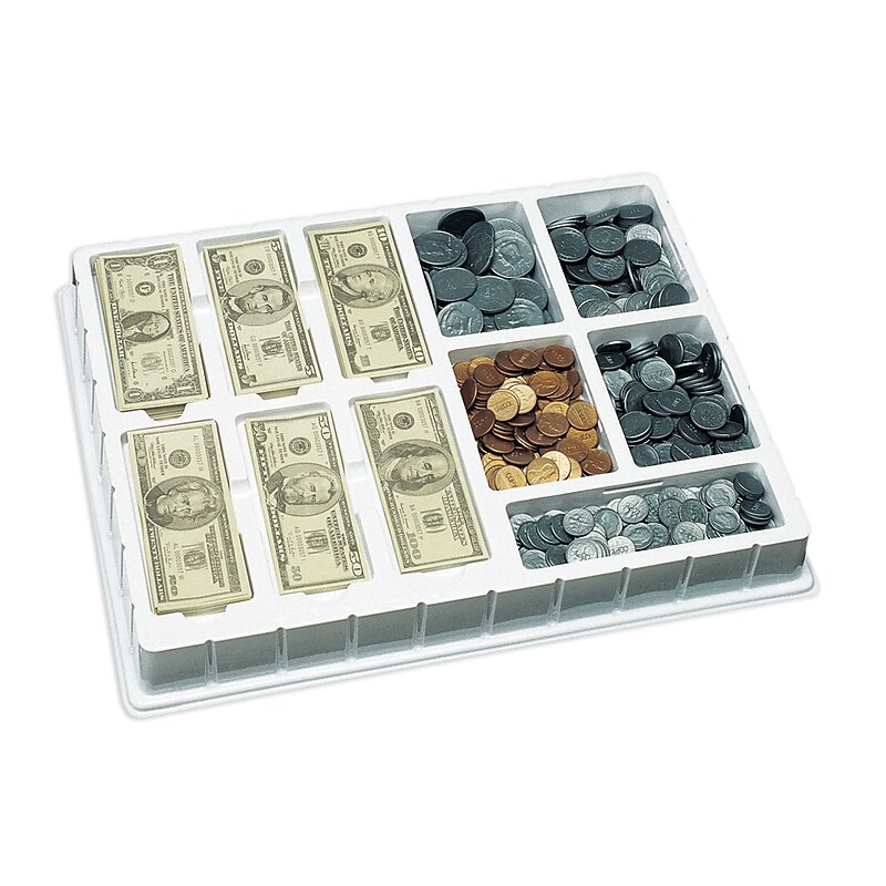Educational Insights Play Money, Coins & Bills Deluxe Set (EI-3059) image 1