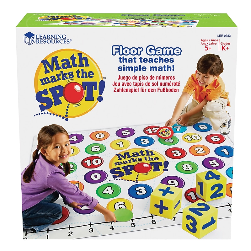 Learning Resources Math Marks the Spot Game (LER0383) image 1