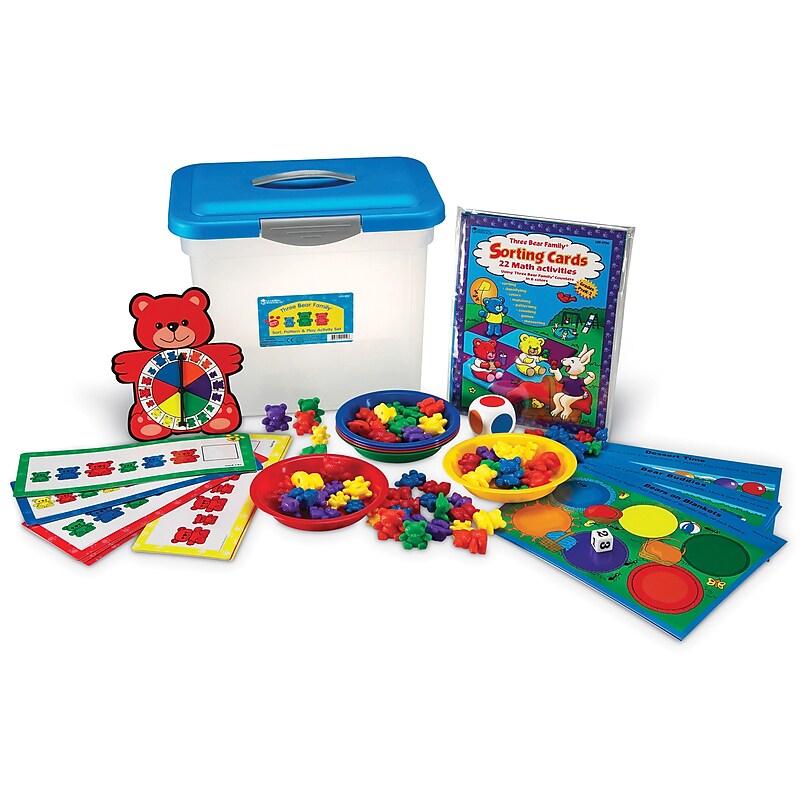 Learning Resources Three Bear Family Sort, Pattern & Play Activity Set (LER0757) image 1