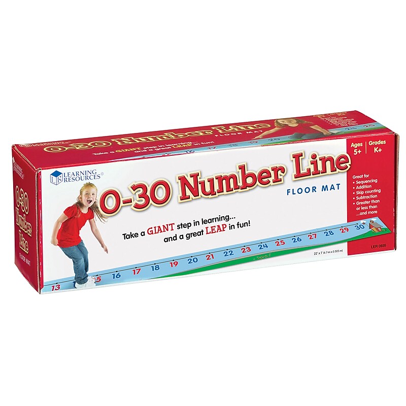 Learning Resources 0-30 Number Line Floor Mat (LER0935) image 1
