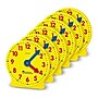 Learning Resources Extra 4 Geared Mini-Clocks, Set of 6 (LER2202)~#|#~sp91161173_sc7