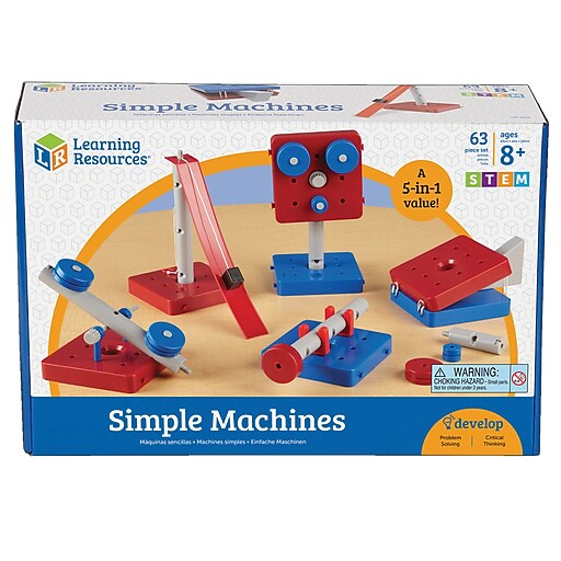 Learning Resources Simple Machines, 63/Set (LER2442) Staples