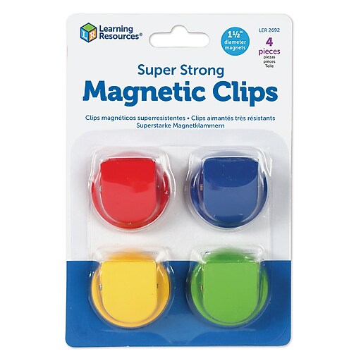 Learning Resources® Super Strong Clips, 4/Pack at Staples