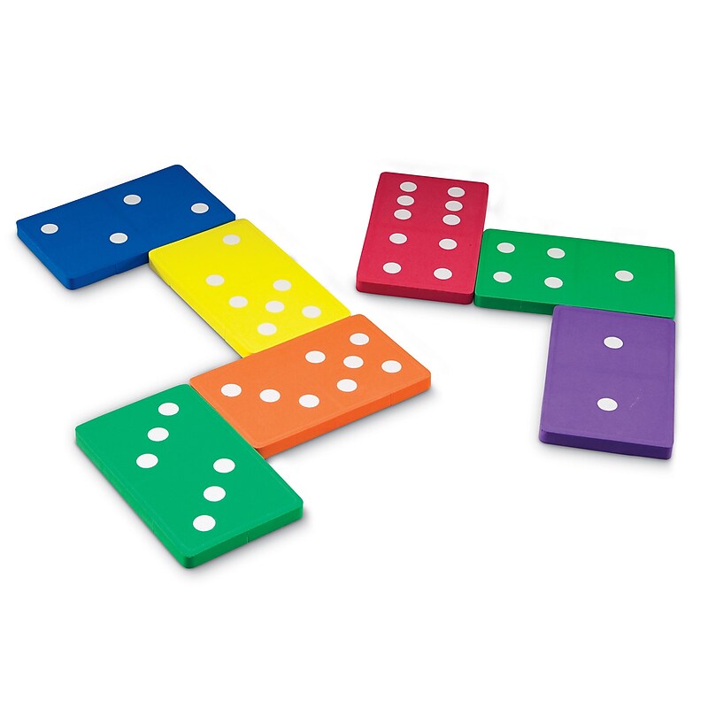Learning Resources Jumbo Foam Dominoes (LER6380) image 1