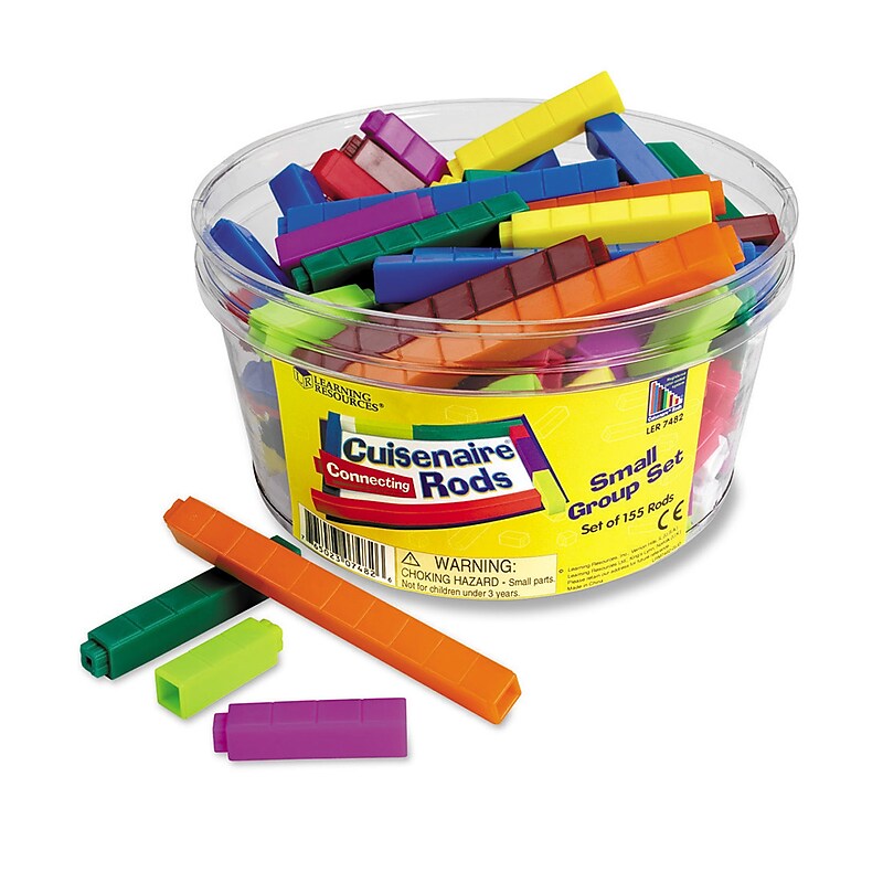Learning Resources Connecting Cuisenaire Rods Small Group Set (LER7482) image 1