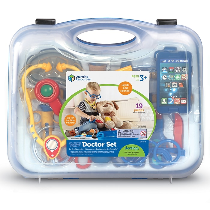 Learning Resources Pretend & Play Doctor Set, 19 Pieces (LER9048