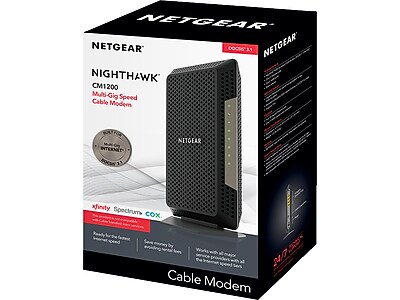 Netgear Nighthawk CM1200 Desktop Cable Modem - Thumbnail 4