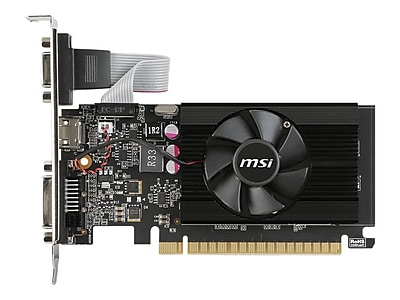 MSI NVIDIA GeForce GT 710 2GD3 LP Graphics Card