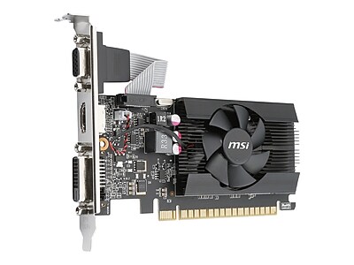 MSI NVIDIA GeForce GT 710 2GD3 LP Graphics Card - Thumbnail 3
