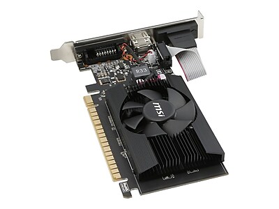 MSI NVIDIA GeForce GT 710 2GD3 LP Graphics Card - Thumbnail 4