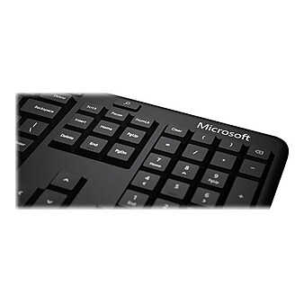Microsoft Ergonomic Desktop RJU-00001 Keyboard and Mouse Combo, Black