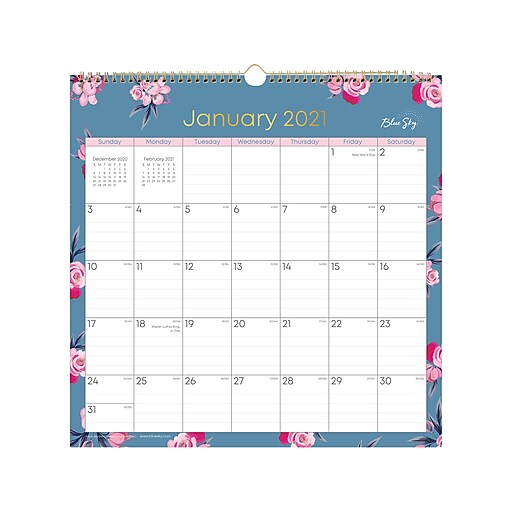 2021 Blue Sky 12" x 12" Wall Calendar, Mimi Ditzy, Multicolor (122522