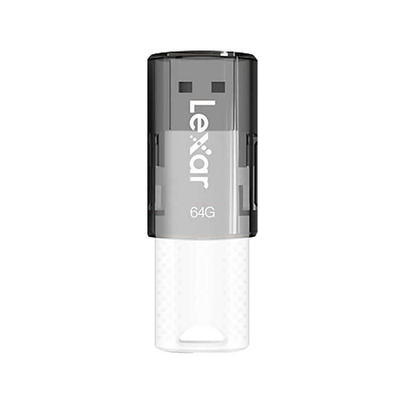 Lexar JumpDrive S60 64GB USB 2.0 Type A Flash Drive, Black (LJDS60-64GBNBNU) image 1