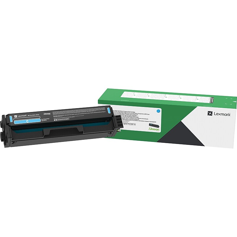 Lexmark 20N1XC0 Cyan Extra High Yield Toner Cartridge, Prints Up to 6,700 Pages image 1