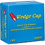 Dixon Wedge Cap Erasers, Pink, 144/Box (34500)~#|#~sp91565023_sc7