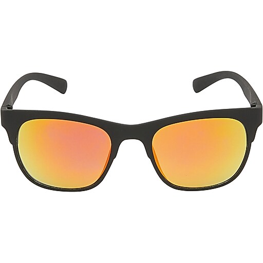 SAV Bifocal Reading Sunglasses, +2.00, Black/Red Revo (ESSR04200640