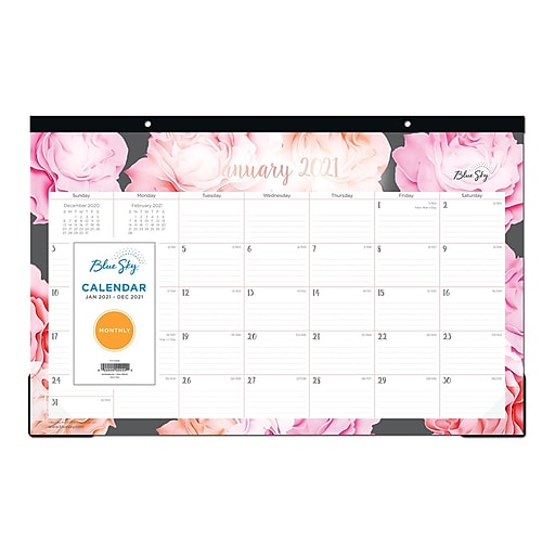 2021 Blue Sky 11" x 17" Desk Pad Calendar, Joselyn, Multicolor (102715