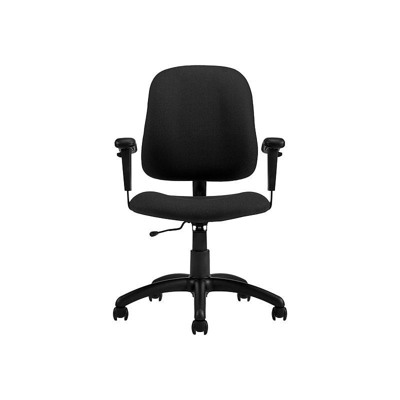 Global Goal Polyester Task Chair, Carbon (223763NBKFU85) image 1