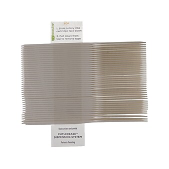 Eco-Products Cutlerease Compostable Knives, Medium-Weight, White, 960 Pieces/Carton (EP-CE6KNWHT)