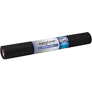 Duck Super Grip EasyLiner with Clorox Plastic Shelf Liner, 20", Black (284150)