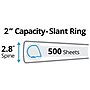 Avery Durable 2" 3-Ring View Binders, Slant Ring, White (17032)~#|#~sp91972805_sc7