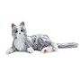 Joy For All Companion Silver with White Mittens Pet Cat with 5 Languages on Box (A75945L00)~#|#~sp91973385_sc7