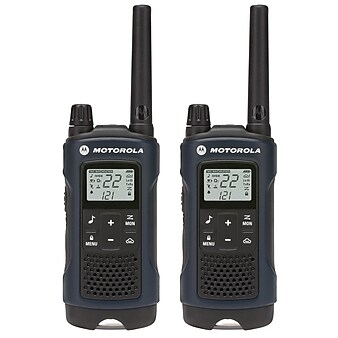 Motorola 35 MileTalkabout T460 Rechargeable 2-Way Radio, 2/Pack (T4B32201LERAAV)