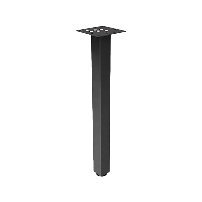 Offices To Go 28"H Square Table Leg, Black (TDOTGSTL28BLK) image 1