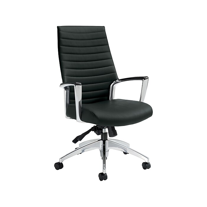 Global Accord Vinyl Computer and Desk Chair Black 26704ALA16F